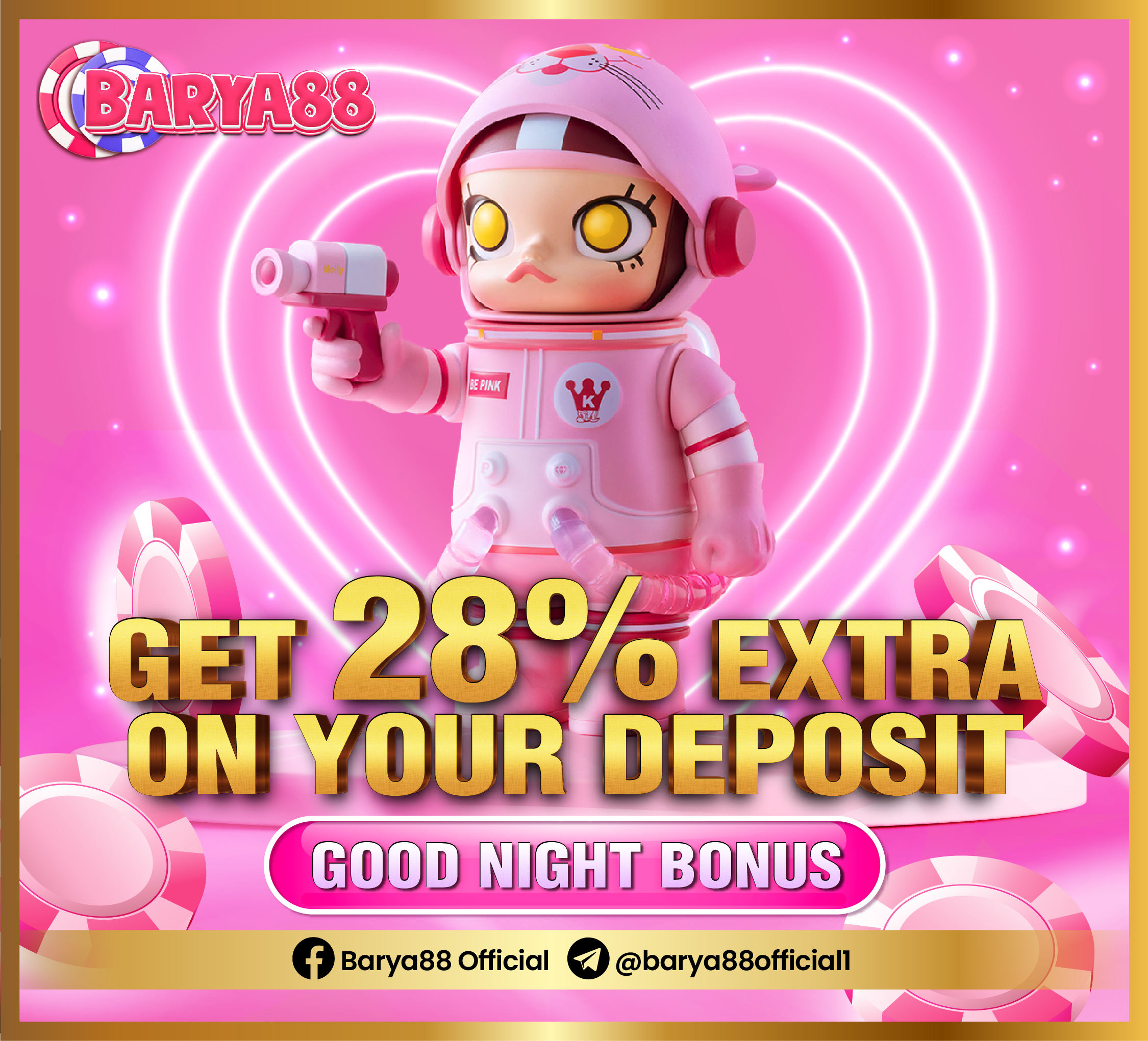 Get 28% Extra on Your Deposit